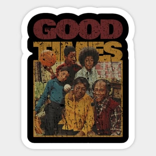 RETRO STYLE - GOOD TIMES tv show 70S Sticker